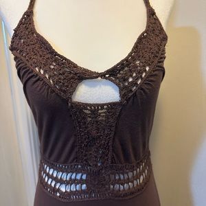 Halterneck Tie Dress Size:XS